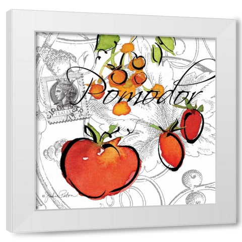 Alfresco Italia IV White Modern Wood Framed Art Print by Paton, Julie