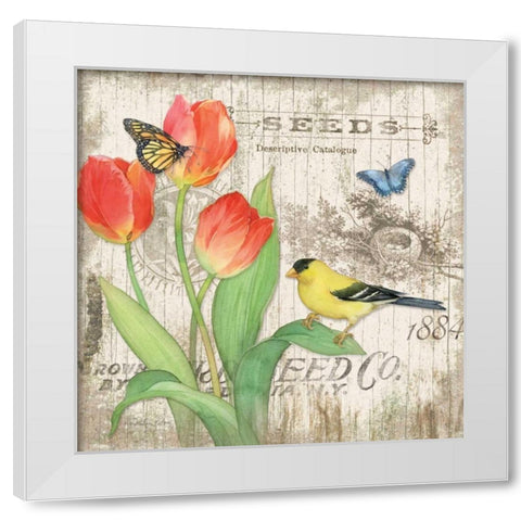Artists Journal II White Modern Wood Framed Art Print by Paton, Julie