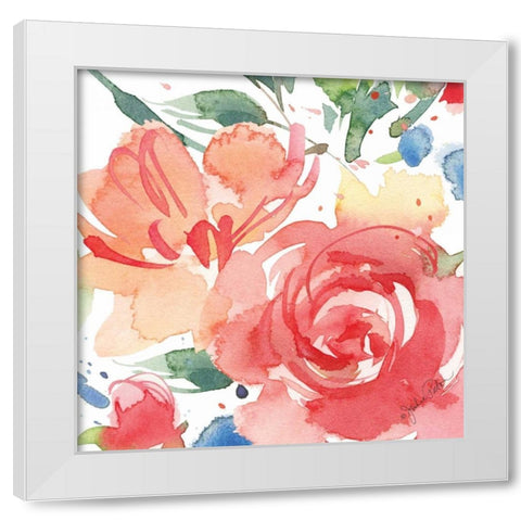 Sarafina I White Modern Wood Framed Art Print by Paton, Julie