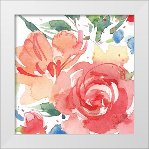 Sarafina I White Modern Wood Framed Art Print by Paton, Julie