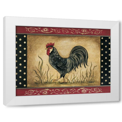 Rise-n-Shine White Modern Wood Framed Art Print by Poloson, Kimberly