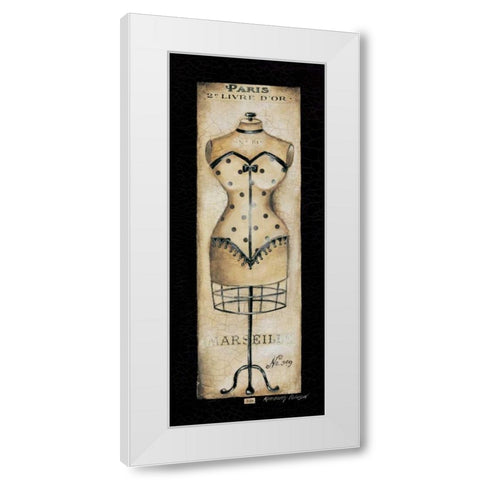 Paris No. 349 White Modern Wood Framed Art Print by Poloson, Kimberly