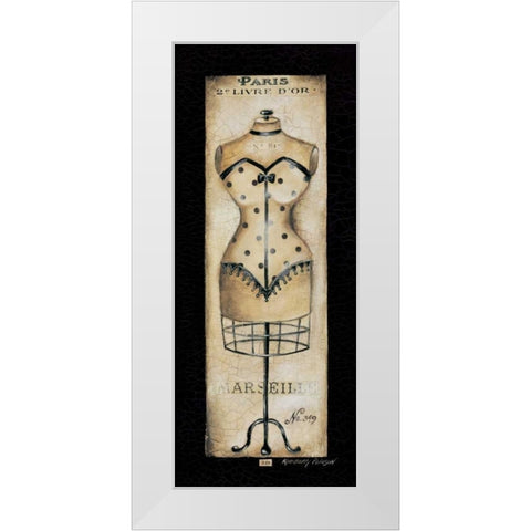 Paris No. 349 White Modern Wood Framed Art Print by Poloson, Kimberly