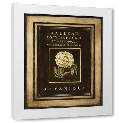 Les Fleurs de Paris II White Modern Wood Framed Art Print by Poloson, Kimberly