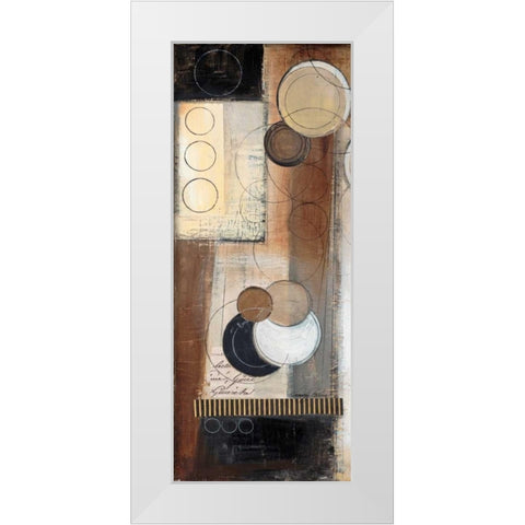 Rush Hour I White Modern Wood Framed Art Print by Poloson, Kimberly