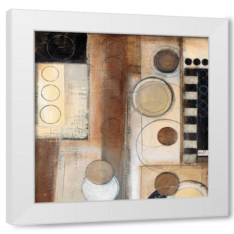 Rush Hour Sq. I White Modern Wood Framed Art Print by Poloson, Kimberly