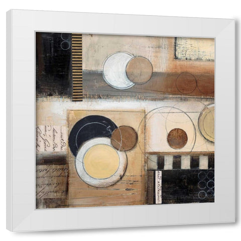 Rush Hour Sq. II White Modern Wood Framed Art Print by Poloson, Kimberly