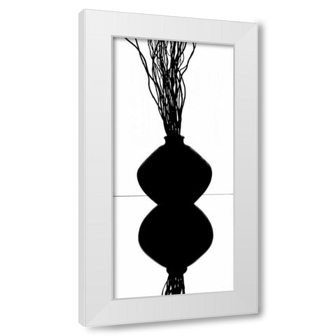 Still Life Reflections I White Modern Wood Framed Art Print by Burkhart, Monika