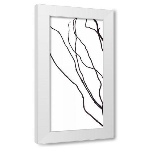 Viaggio dellanima White Modern Wood Framed Art Print by Burkhart, Monika