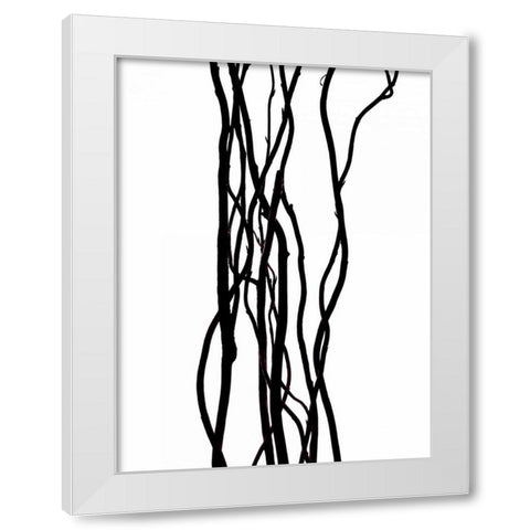 Uno sguardo d amore White Modern Wood Framed Art Print by Burkhart, Monika