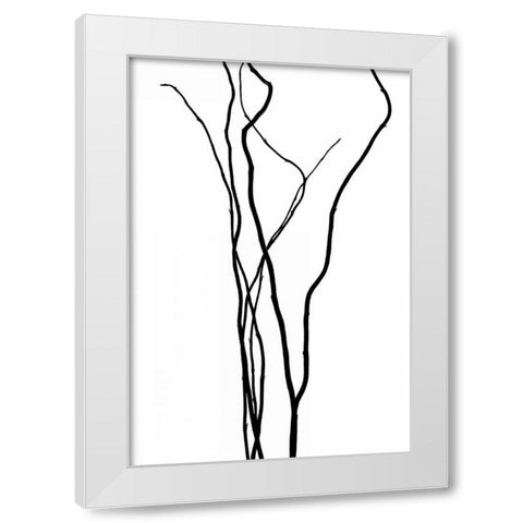 Vola l amore White Modern Wood Framed Art Print by Burkhart, Monika