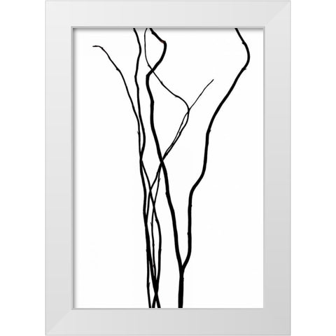 Vola l amore White Modern Wood Framed Art Print by Burkhart, Monika