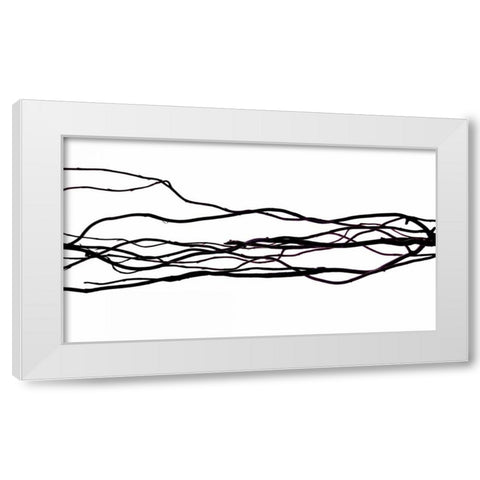 Im Sorry for What I Said White Modern Wood Framed Art Print by Burkhart, Monika