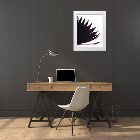 Backlit I White Modern Wood Framed Art Print by Burkhart, Monika