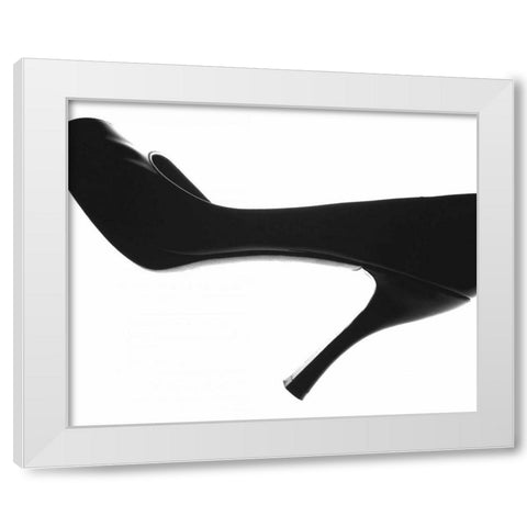 High Heels II White Modern Wood Framed Art Print by Burkhart, Monika
