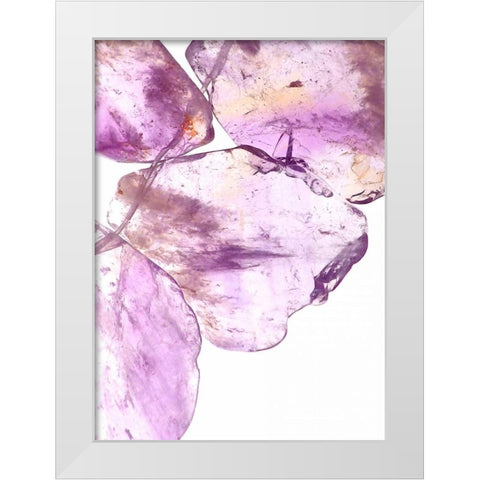 Purple II White Modern Wood Framed Art Print by Burkhart, Monika