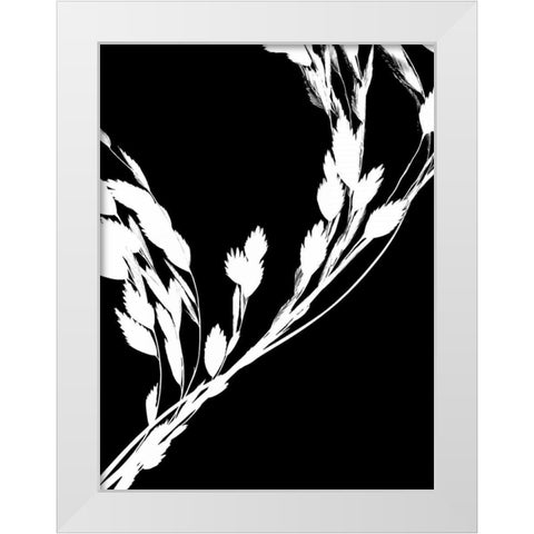 Soliloquy Reverse II White Modern Wood Framed Art Print by Burkhart, Monika