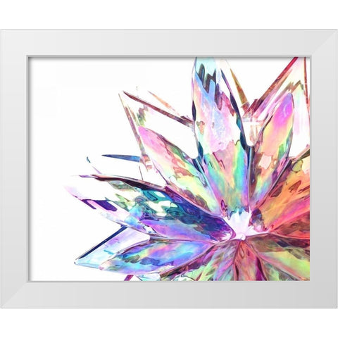 Prismatique II White Modern Wood Framed Art Print by Burkhart, Monika