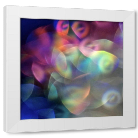 Bedazzled II White Modern Wood Framed Art Print by Burkhart, Monika