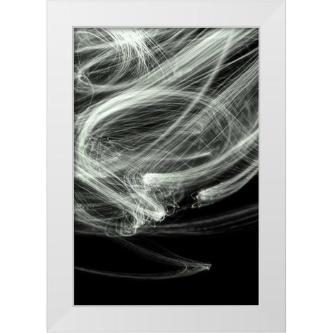Impulse I White Modern Wood Framed Art Print by Burkhart, Monika