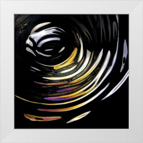 Ripple II White Modern Wood Framed Art Print by Burkhart, Monika