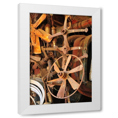 New Era VII White Modern Wood Framed Art Print by Berzel, Erin