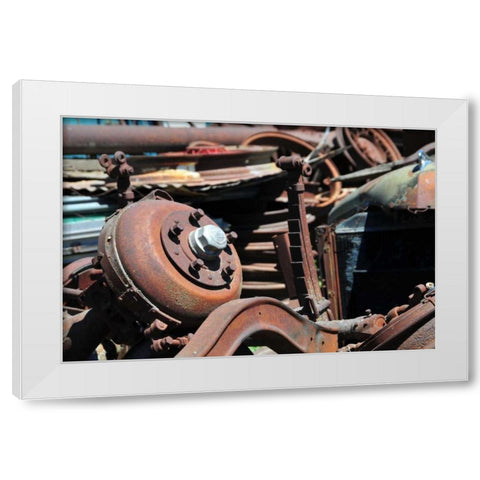 New Era IX White Modern Wood Framed Art Print by Berzel, Erin