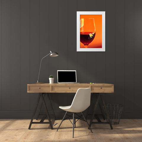 Happy Hour VI White Modern Wood Framed Art Print by Berzel, Erin