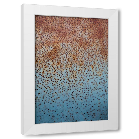 Rust on Antique Car I White Modern Wood Framed Art Print by Berzel, Erin