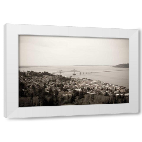 Astoria Vista White Modern Wood Framed Art Print by Berzel, Erin