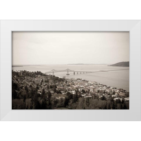 Astoria Vista White Modern Wood Framed Art Print by Berzel, Erin