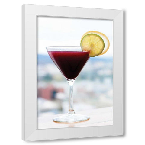 Cocktail Hour V White Modern Wood Framed Art Print by Berzel, Erin