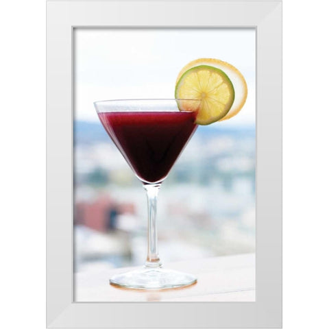 Cocktail Hour V White Modern Wood Framed Art Print by Berzel, Erin