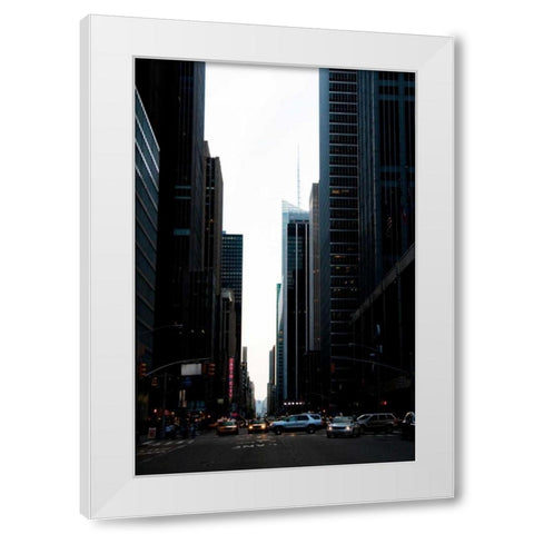 Radio City White Modern Wood Framed Art Print by Berzel, Erin