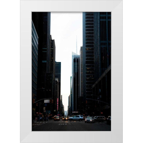 Radio City White Modern Wood Framed Art Print by Berzel, Erin