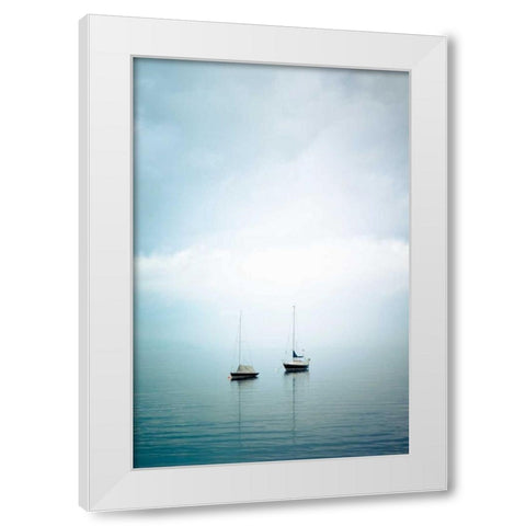 Whidbey Island III White Modern Wood Framed Art Print by Berzel, Erin