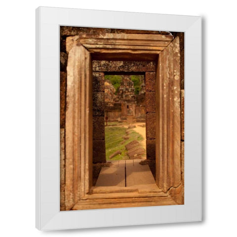 Doorway I White Modern Wood Framed Art Print by Berzel, Erin