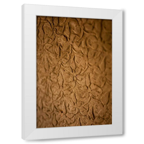 Orchid Carving I White Modern Wood Framed Art Print by Berzel, Erin
