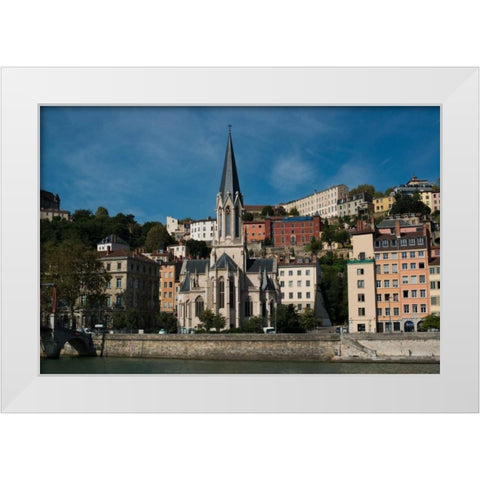 Vieux Lyon II White Modern Wood Framed Art Print by Berzel, Erin
