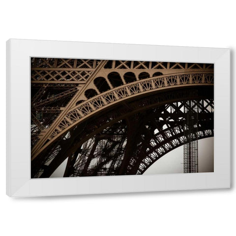 Eiffel Tower Arc I White Modern Wood Framed Art Print by Berzel, Erin
