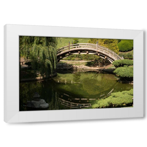 Moon Bridge II White Modern Wood Framed Art Print by Berzel, Erin