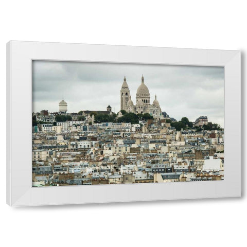 Sacre Coeur I White Modern Wood Framed Art Print by Berzel, Erin