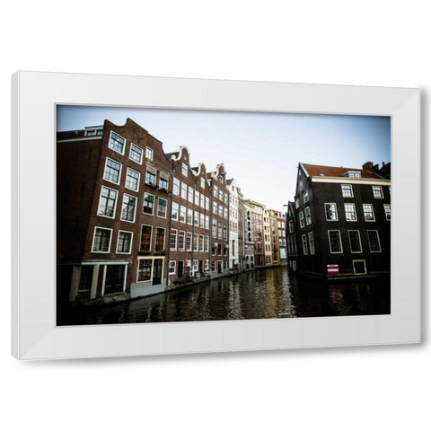 OZ Voorburgwal I White Modern Wood Framed Art Print by Berzel, Erin