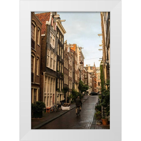 Amsterdam Road I White Modern Wood Framed Art Print by Berzel, Erin