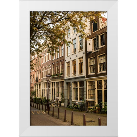Amsterdam Neighborhood I White Modern Wood Framed Art Print by Berzel, Erin