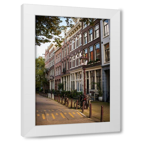 Amsterdam Road II White Modern Wood Framed Art Print by Berzel, Erin