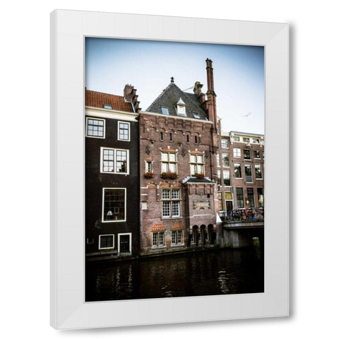 OZ Voorburgwal II White Modern Wood Framed Art Print by Berzel, Erin