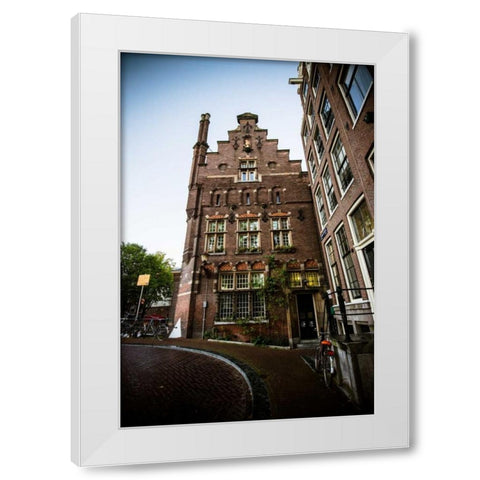 OZ Voorburgwal III White Modern Wood Framed Art Print by Berzel, Erin