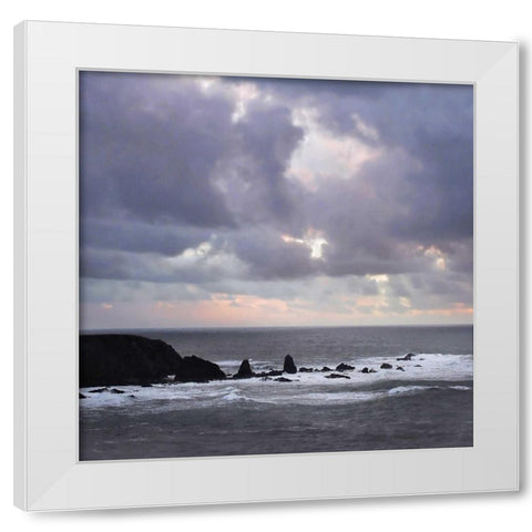 After the Storm White Modern Wood Framed Art Print by Crane, Rita