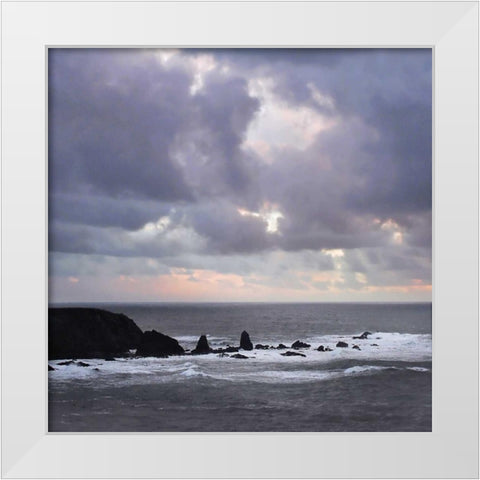 After the Storm White Modern Wood Framed Art Print by Crane, Rita